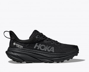 Black HOKA Challenger 7 GTX Men's Trail Running Shoes | 3572968-ZS