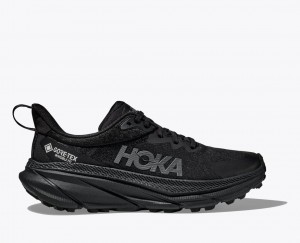 Black HOKA Challenger 7 GTX Women's Trail Running Shoes | 0185279-TU