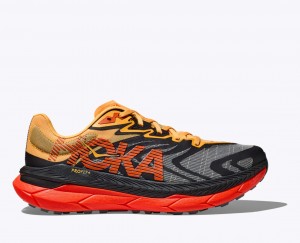 Black / Orange / Red HOKA Tecton X 2 Men's Trail Running Shoes | 7491682-LU