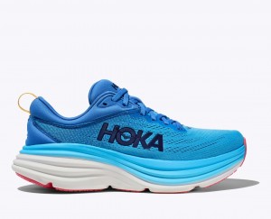 Blue HOKA Bondi 8 Women's Running Shoes | 8095426-JK