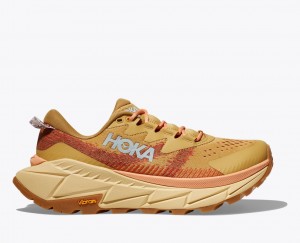 Brown HOKA Skyline-Float X Women's Hiking Shoes | 3905867-IQ