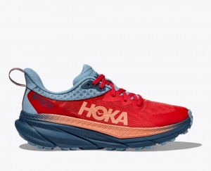 Dark Orange HOKA Challenger 7 GTX Women's Trail Running Shoes | 7950348-JL