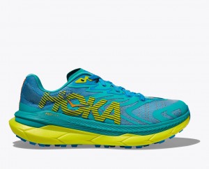 Dark Turquoise / Green HOKA Tecton X 2 Men's Trail Running Shoes | 4791263-NS