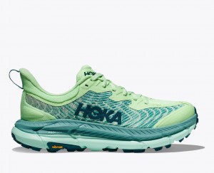 Green HOKA Mafate Speed 4 Women's Trail Running Shoes | 5860143-KU