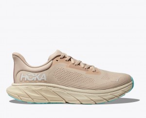 Khaki HOKA Arahi 7 Women's Running Shoes | 8074612-ZW