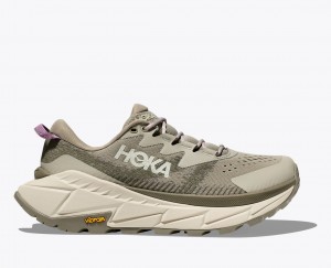 Khaki HOKA Skyline-Float X Women's Hiking Shoes | 0231674-JN