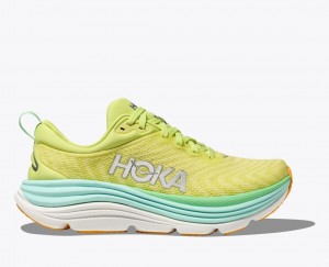 Light Green HOKA Gaviota 5 Women's Running Shoes | 0328567-YQ