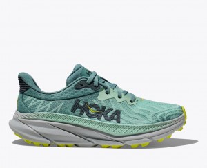 Mint HOKA Challenger 7 Women's Trail Running Shoes | 7128346-HL