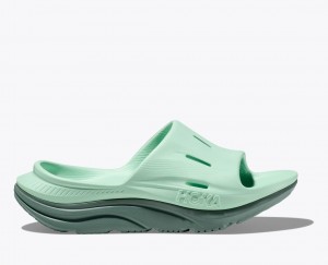 Mint HOKA Ora Recovery 3 Women's Slide | 6314029-NF