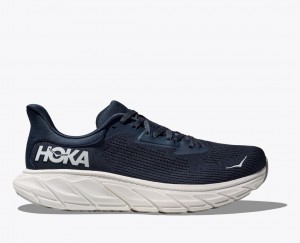 Navy / White HOKA Arahi 7 Men's Running Shoes | 4653127-RM