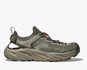 Olive / Khaki HOKA Hopara 2 Men's Sandals | 2601749-DU