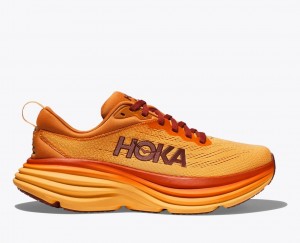 Orange HOKA Bondi 8 Women's Running Shoes | 4586139-WY