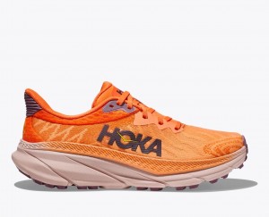 Orange HOKA Challenger 7 Women's Trail Running Shoes | 7986253-PE