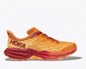 Orange HOKA Speedgoat 5 Women's Trail Running Shoes | 0869245-ZJ