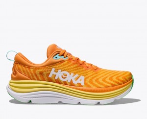 Orange / Yellow HOKA Gaviota 5 Men's Running Shoes | 5397162-TZ