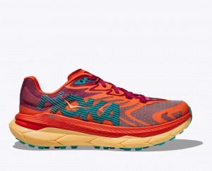 Red / Dark Red HOKA Tecton X 2 Men's Trail Running Shoes | 0192684-MD