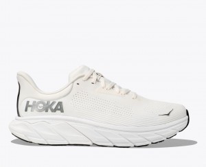 White HOKA Arahi 7 Men's Running Shoes | 3269840-FS