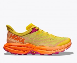 Yellow / Orange HOKA Speedgoat 5 Women's Trail Running Shoes | 7916023-HA