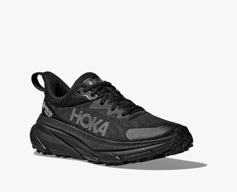 Black HOKA Challenger 7 GTX Women's Trail Running Shoes | 0185279-TU