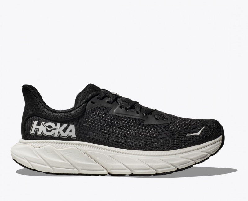 Black / White HOKA Arahi 7 Women\'s Running Shoes | 9176042-XQ