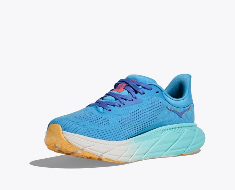 Blue HOKA Arahi 7 Women's Running Shoes | 2683049-MN