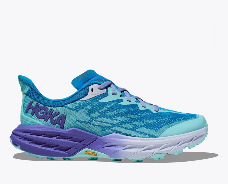 Blue / Purple HOKA Speedgoat 5 Women\'s Trail Running Shoes | 1976528-QH