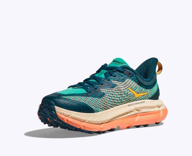 Dark Turquoise / Orange HOKA Mafate Speed 4 Women's Trail Running Shoes | 3524906-SX