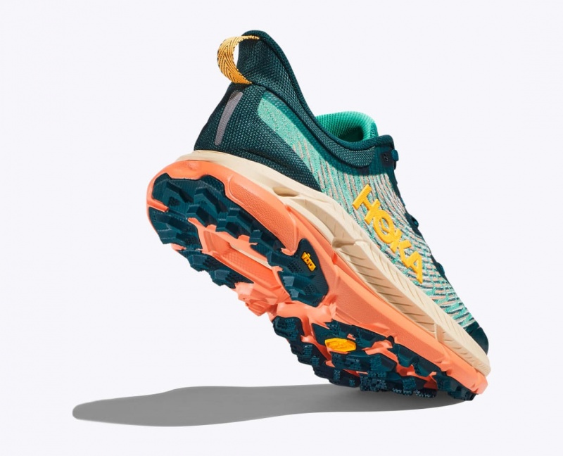 Dark Turquoise / Orange HOKA Mafate Speed 4 Women's Trail Running Shoes | 3524906-SX