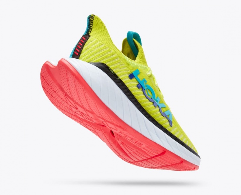 Green / Turquoise HOKA Carbon X 3 Women's Running Shoes | 4731926-NW