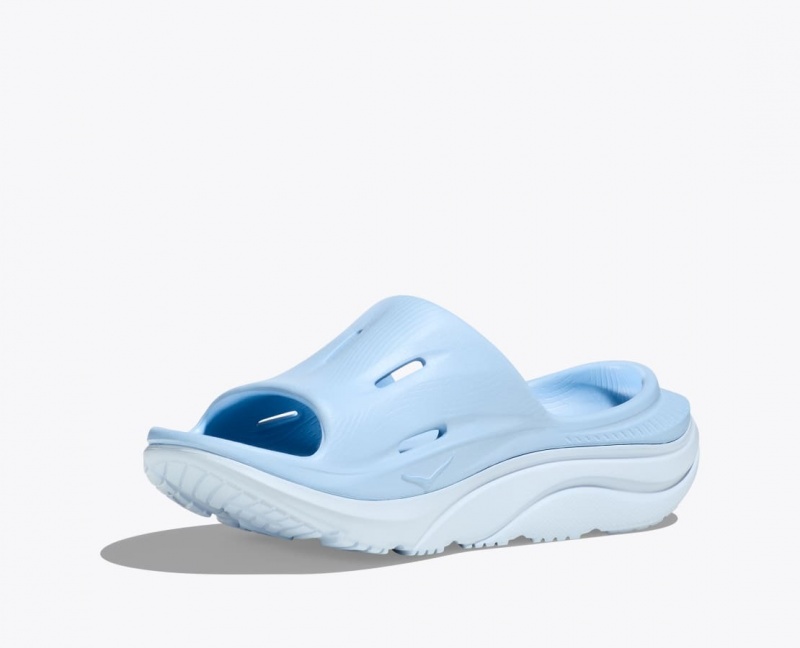 Light Blue HOKA Ora Recovery 3 Women's Slide | 7065293-NQ