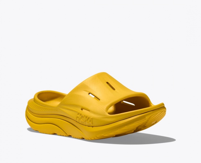 Light Orange HOKA Ora Recovery 3 Women's Slide | 0389214-GK