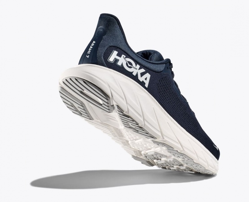 Navy / White HOKA Arahi 7 Men's Running Shoes | 4653127-RM