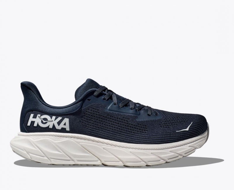 Navy / White HOKA Arahi 7 Men\'s Running Shoes | 4653127-RM