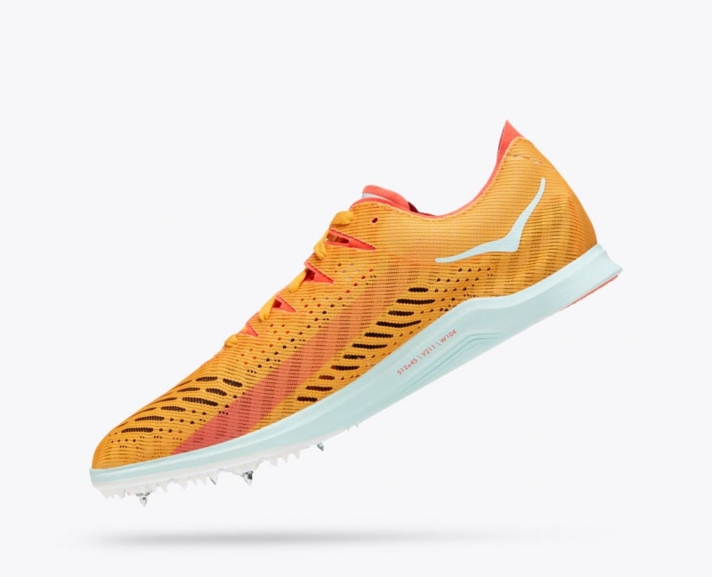 Orange HOKA Cielo X LD Women's Track Spikes | 9573041-WP