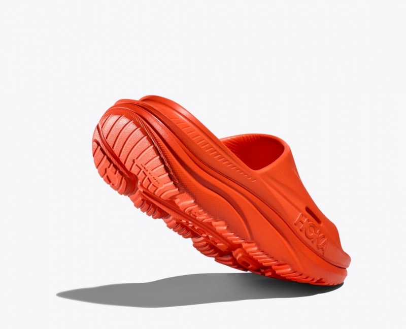 Red Orange HOKA Ora Recovery 3 Women's Slide | 5670832-RQ