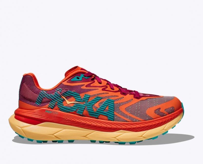 Red / Dark Red HOKA Tecton X 2 Men\'s Trail Running Shoes | 0192684-MD