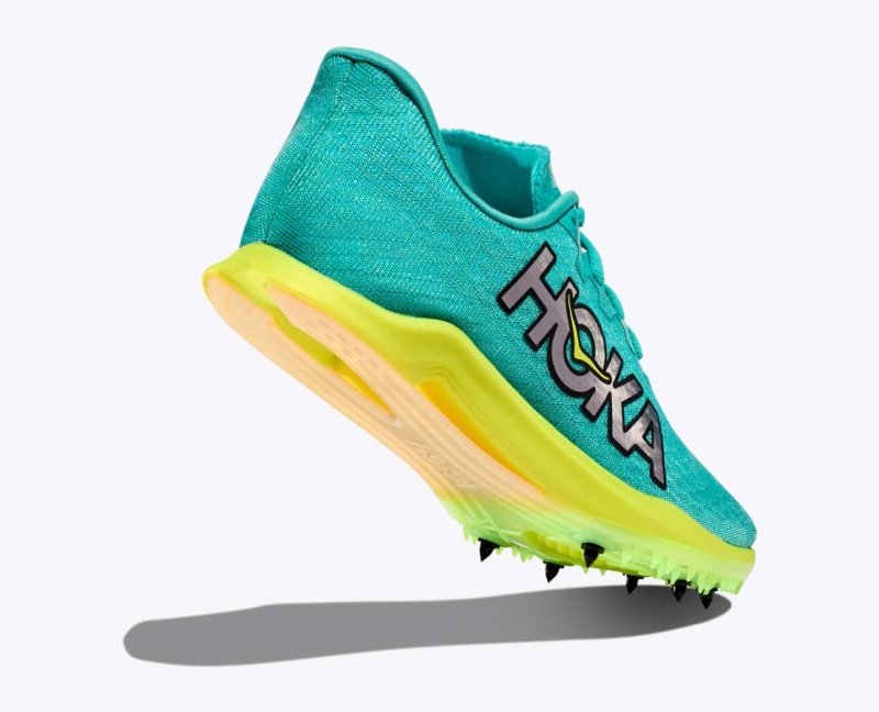 Turquoise HOKA Cielo X 2 MD Women's Track Spikes | 4879601-QB