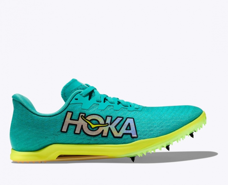 Turquoise HOKA Cielo X 2 MD Women\'s Track Spikes | 4879601-QB