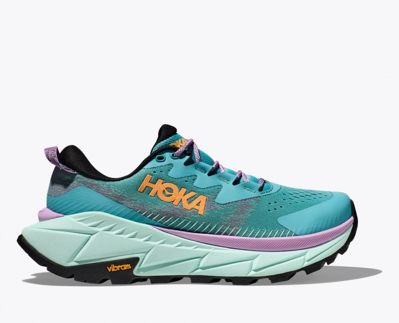 Turquoise HOKA Skyline-Float X Women\'s Hiking Shoes | 4391260-RA