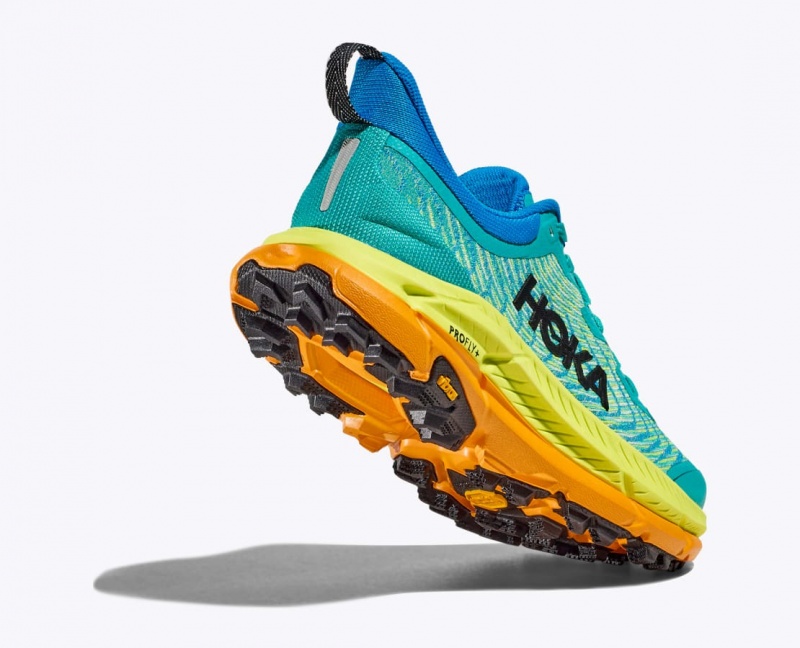 Turquoise / Geen HOKA Mafate Speed 4 Women's Trail Running Shoes | 9862301-XK