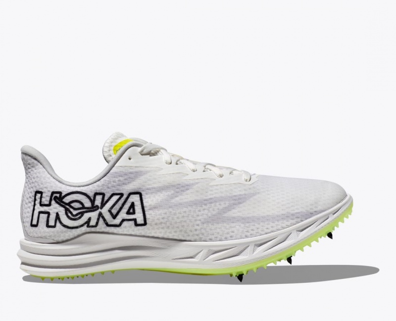 White HOKA Crescendo MD Women\'s Track Spikes | 5713829-RG