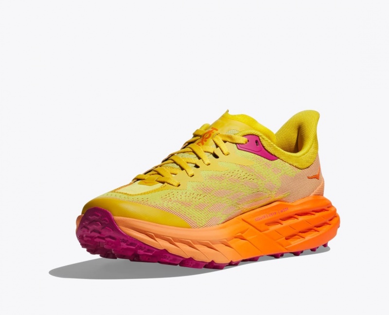 Yellow / Orange HOKA Speedgoat 5 Women's Trail Running Shoes | 7916023-HA