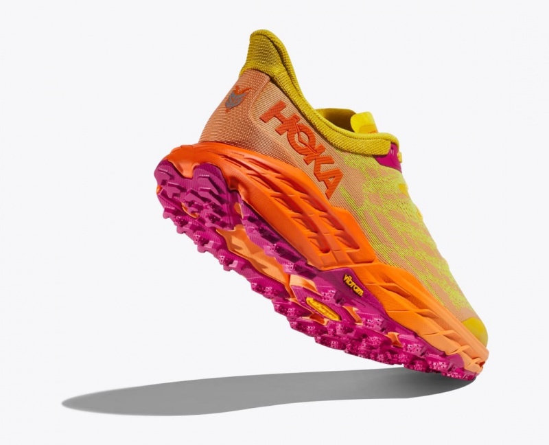 Yellow / Orange HOKA Speedgoat 5 Women's Trail Running Shoes | 7916023-HA